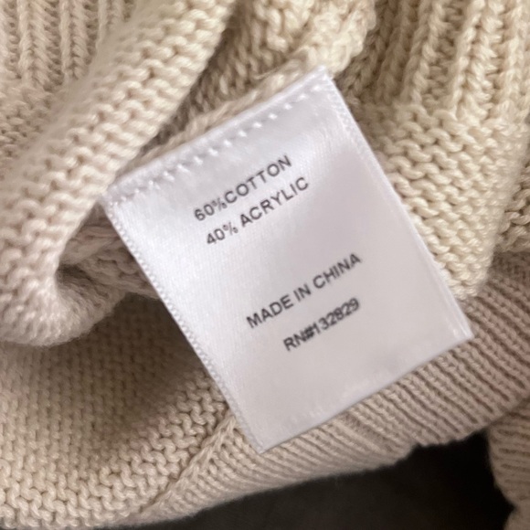 Tularosa Cream Ruffle Cardigan - Picture 4 of 4